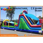 Kids Inflatable Obstacle Course Bounce House Fire Retardant And Water - Proof for sale