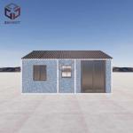 Weatherproof Modular Fold Out Homes Expandable Shipping Container House
