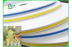 China Food Grade 120gsm Straw Middle And Inner Paper Roll 13.5mm 14mm supplier