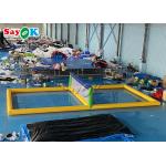 Inflatable Water Parks Adults Interactive Inflatable Water Volleyball Court Airtight Multi Function Floating