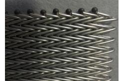 China Hardware Production Oven 310 Herringbone Conveyor Wire Mesh Belt supplier