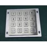 Numeric ATM Industrial Metal Keypad 16 Flat Keys For Panel Mount for sale