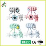 Newborn 20cm Spiral Pram Toy With Rattle And BB Squeaky