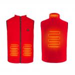 Custom Electric Heated Clothes for Unisex with Battery Pack Rechargeable Sleeveless Fleece Heating Vest for sale