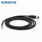 M12 Connector Unshielded 22AWG 4 Pin PA Contact Carrier M12 Panel Mount Connector for sale