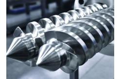 China Bimetallic Parallel Twin Screw And Barrel For Plastic Extruder supplier