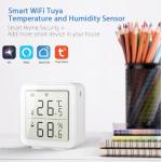 Tuya Wifi Temperature&Humidity Sensor Work With Alexa Indoor Hygrometer Thermometer lcd Display Intelligent Linkage For for sale