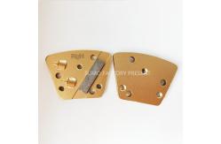 China ASL Trapezoid  1/4PCD Single Bar  Magnetic Connection Diamond Grinding Shoes non-threaded supplier