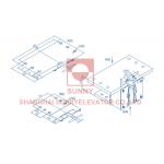 Double Pulling Elevator Lift Progressive Safety Gear Device Gear