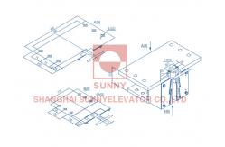 China Double Pulling Elevator Lift Progressive Safety Gear Device Gear supplier