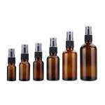 30ml 50ml 100ml Amber Glass Spray Bottles for Essential Oils Mist Spray Bottle for sale