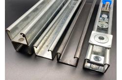 China Pre Galvanized Metal Strut Channel 1m Double Unistrut Feet Building Material Welded supplier