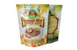 China Custom Sealable Food Packaging Stand Up Logo Print Zip Plastic Food Package Bag supplier