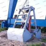 4CBM Clamshell Crane Grab Bucket Hydraulic Radio Remote Control Vessel