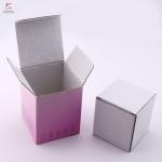 White Interior Colored Corrugated Boxes with Customizable Design and Printing for sale