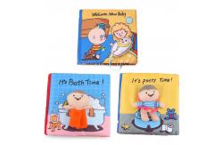 China Gloss Matt Lamination Soft Fabric Cloth Book Kid Children Quiet Book Printing supplier