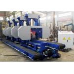 Fully Automated Timber Sawmill Line Double Head Bandsaw Twin Vertical Sawmills