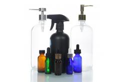 China 1oz 2oz 3oz Frosted Glass Lotion Bottles Boston Diffuser supplier