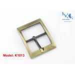 Zinc Alloy Center Roller Bar Belt Pin Buckle Brass Color For Belt Strap for sale