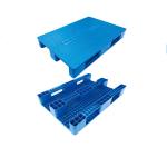 Blue HDPE Plastic Pallets Nestable Recycled Plastic Pallet Heavy Duty for sale