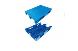 China Blue HDPE Plastic Pallets Nestable Recycled Plastic Pallet Heavy Duty supplier