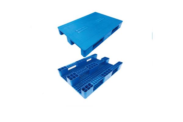 Blue HDPE Plastic Pallets Nestable Recycled Plastic Pallet Heavy Duty