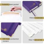 FSC Purple Mini Academic Planner 2023 2023 With Monthly Weekly Plans