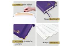 China FSC Purple Mini Academic Planner 2023 2023 With Monthly Weekly Plans supplier