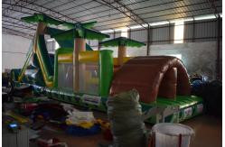 China 0.55mm PVC Inflatable Obstacle Courses For Kids / blow up Palm Tree supplier