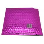 Waterproof Pink Metallic Bubble Mailers Large Volume Puncture Resistant for sale