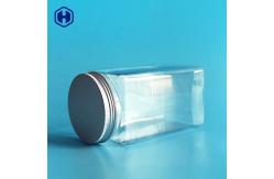 China Thin Wall Square Plastic Food Containers With Aluminium Screw Cap supplier