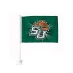 GreenSU Flagolden car flags screen printed high quality for sale
