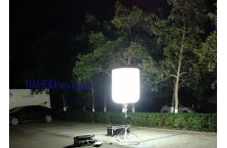 China Customizable Portable Tripod LED Balloons Lights 360degree Glarefree Rescue HMI 1200W supplier