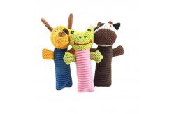 China Dog Sound Pets Plush Toys Bite Resistant Molar Teething Soft Toy supplier