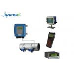 Ultrasonic Clamp On External Pipe Flow Meter , Clamp On Water Flow Meter for sale