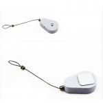 Drop Shaped Store Display Security Tether Retractors With Loop End for sale