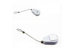 China Drop Shaped Store Display Security Tether Retractors With Loop End supplier