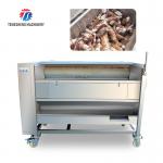 SUS304 1.5KW Potato Washing And Peeling Machine Bulb Root Veg for sale