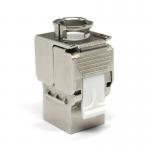 Shielded FTP Keystone Jack Cat6 Cat6a 8P8C Socket RJ45 Toolless for sale