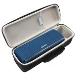 Shockproof Zipper Closure Black EVA Speaker Case for sale