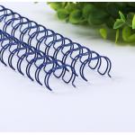Book Binding 1/2'' Metal Spiral Wire , 23 Loops Double Wire Ring for sale