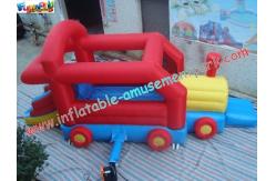 China Car Inflatable Bounce Houses With Mini Jumper Slide For Children Play supplier
