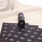 Lipstick Perfume Essential Oil Tamper Seal Stickers Gold Foil Printed Labels for sale