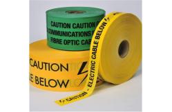 China Custom Printing Logo Warning Tape PE Non-adhesive Barricade Tape supplier
