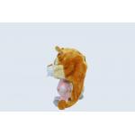 Flexible Brown Soft Plush Toys Squirrel Shape One Piece Design 25 * 40CM