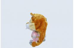 China Flexible Brown Soft Plush Toys Squirrel Shape One Piece Design 25 * 40CM supplier