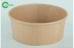 China No Smell Custom Printed Disposable Paper Soup Bowls With Cover Lid 1100 ML supplier