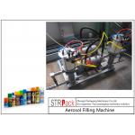 2000CPH Capacity Aerosol Filling Machine High Efficiency With Automatic Valve Placer