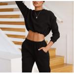 100 Cotton Blank Oversized Sweatshirts Long Sleeve Sweatshirt Crop Top Women Casual Sweatshirts for sale