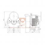 Ac380v Gearless Traction Elevator Motor High Speed With Electromagnetic Design